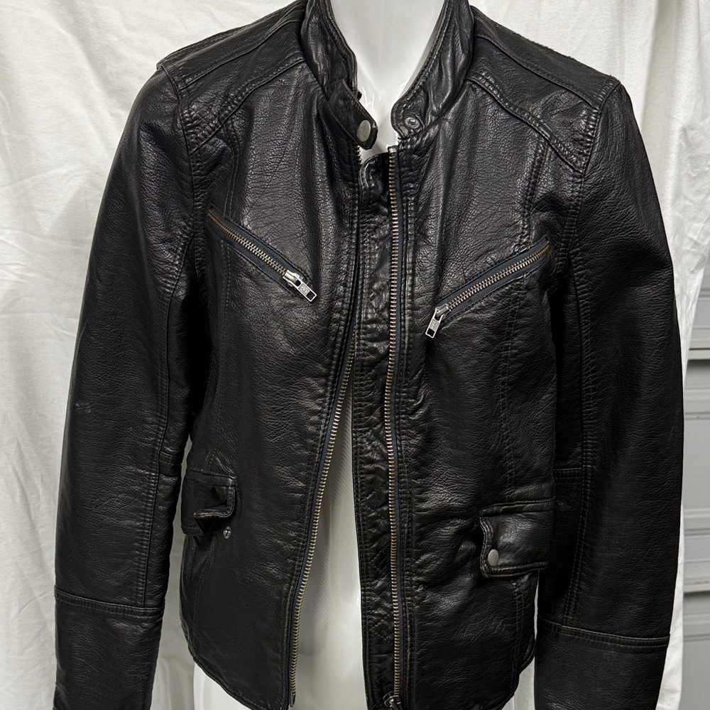 We The Free Vegan Leather Jacket